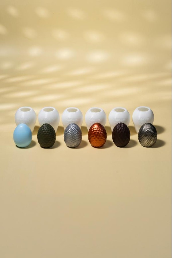 Yumurta Altılı Silikon Mum Kalıp Seti