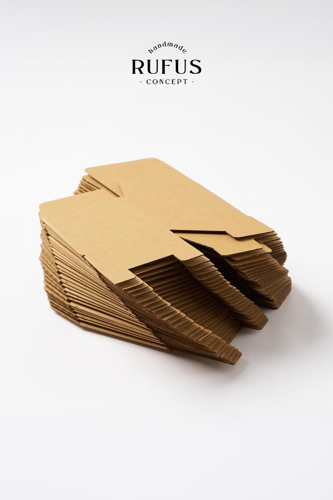 10,5X10,5X11,5cm Kilitli Kraft Kutu 25 Adet