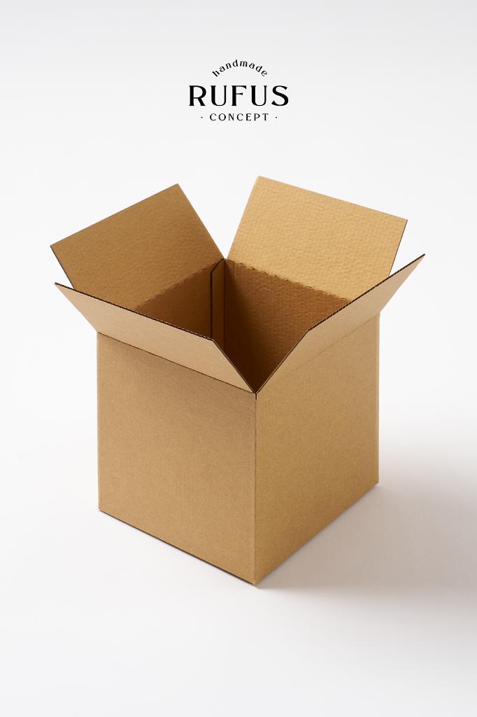 13,5X13,5X13,5cm Kraft Carton 25 pcs