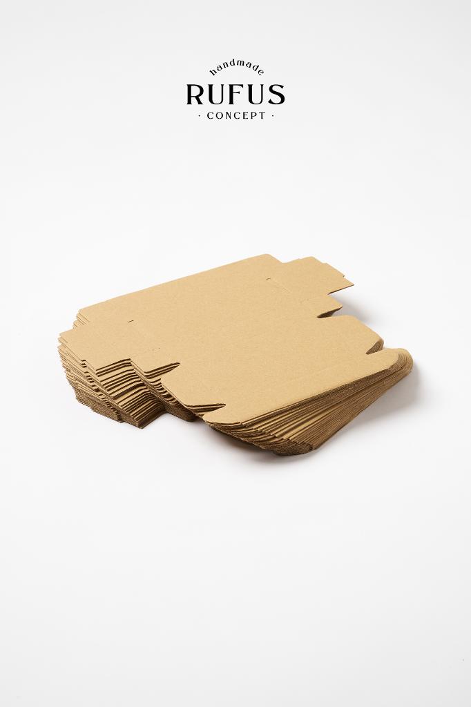16X8x3cm Kilitli Kraft Kutu 25 Adet