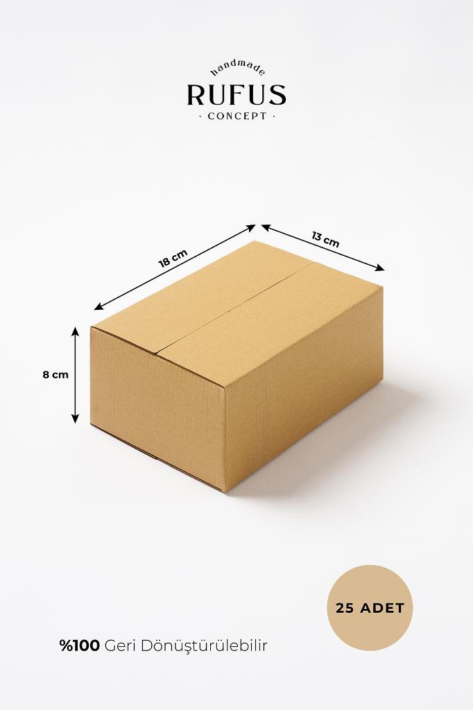 18X13x8cm Kraft Koli 25 Adet