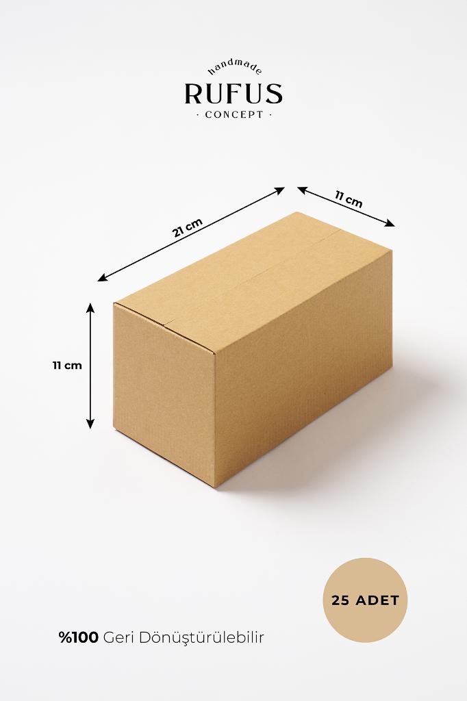 21X11x11cm Kraft Koli 25 Adet