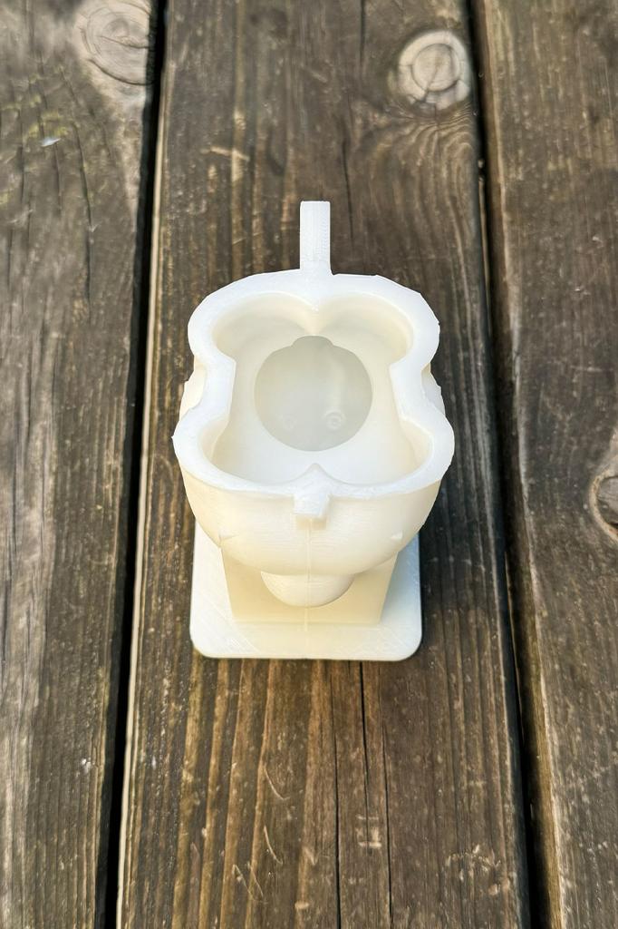 3D Christmas Geyik Silikon Mum Kalıbı