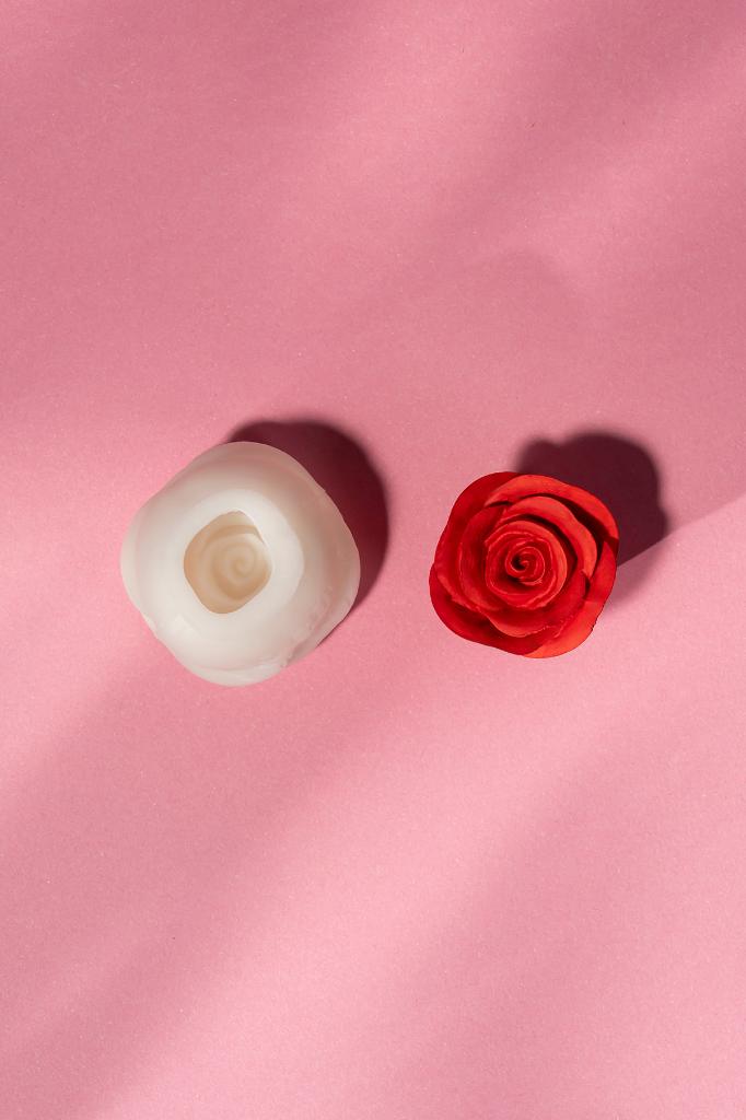 3D Rose Goncasi Silicone Candle Mold