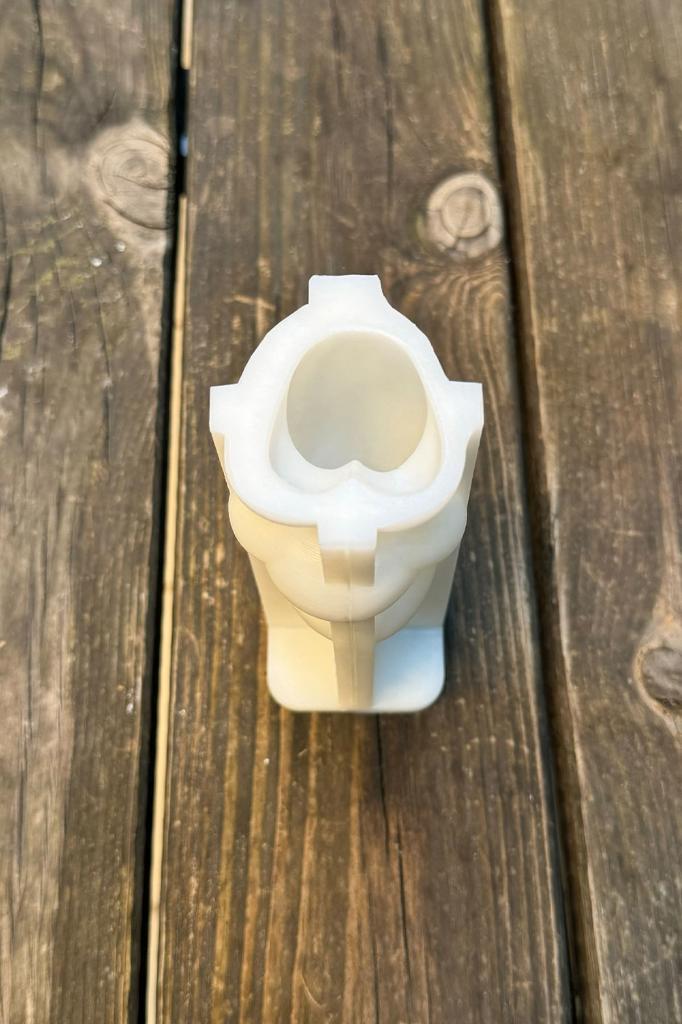 3D Tavşan Silikon Mum Kalıbı