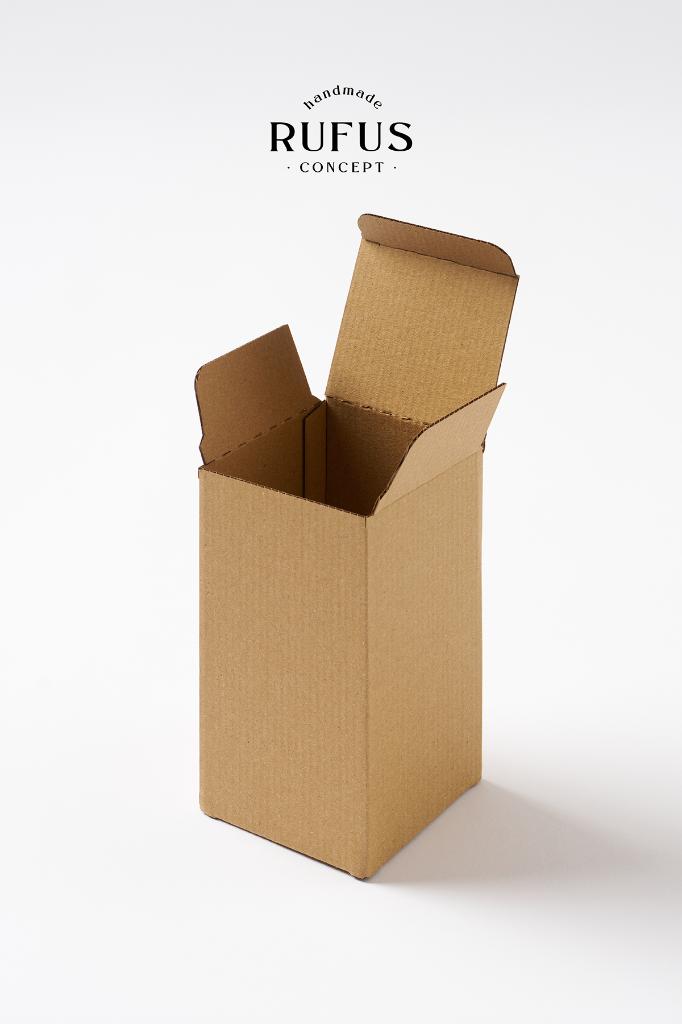 8X8x16cm Kilitli Kraft Kutu 25 Adet