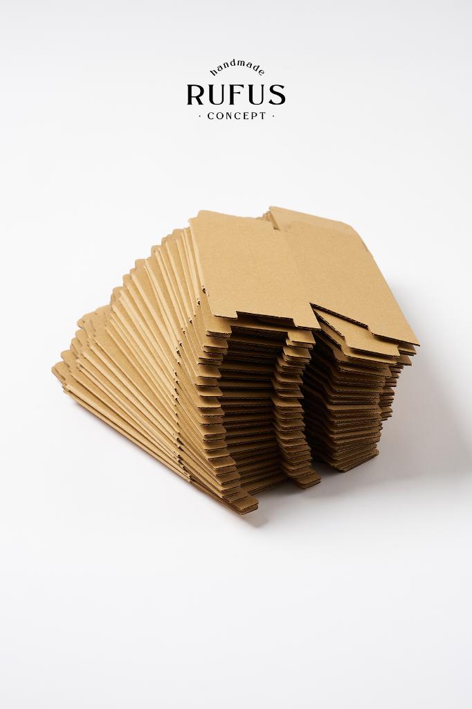8X8x16cm Kilitli Kraft Kutu 25 Adet