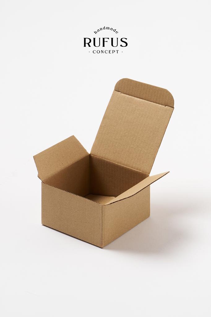 8X8x5cm Kilitli Kraft Kutu 25 Adet