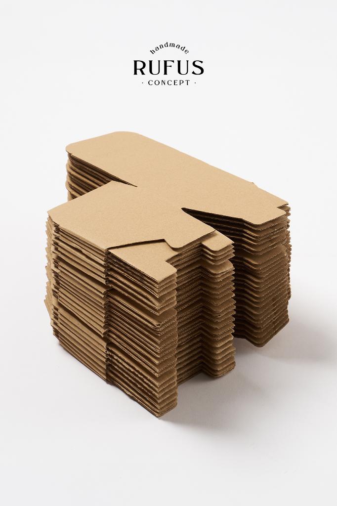 8X8x5cm Kilitli Kraft Kutu 25 Adet