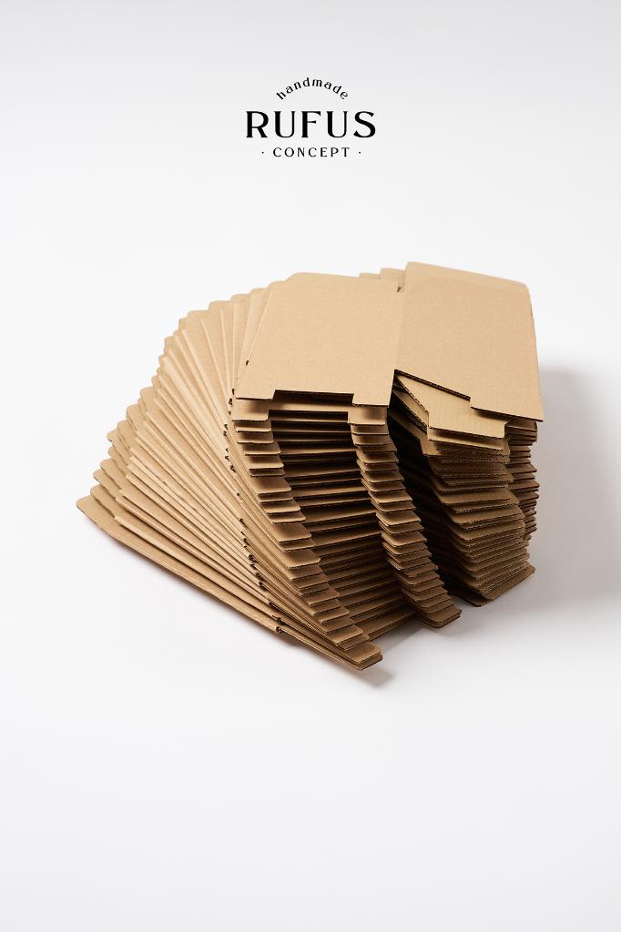 9,5X9,5X16cm Kraftkarton mit Verschluss 25 Stück