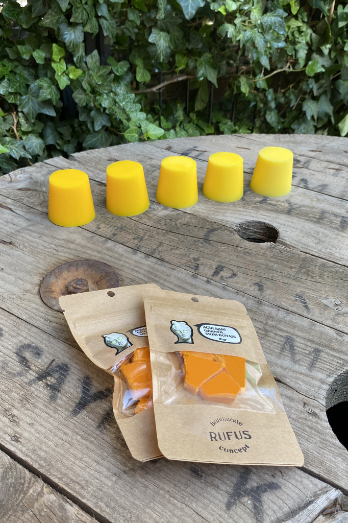 Açık Sarı Granül Mum Boyası 10gr