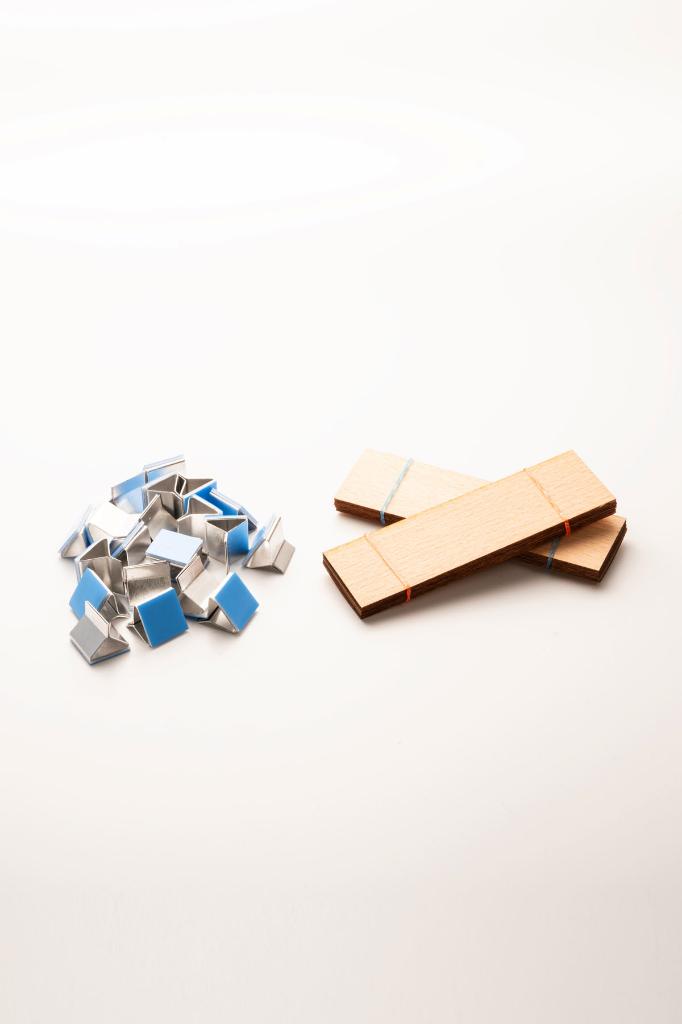 Деревянный фитиль - 20 шт ( 30mm X 100mm X 0,5mm )