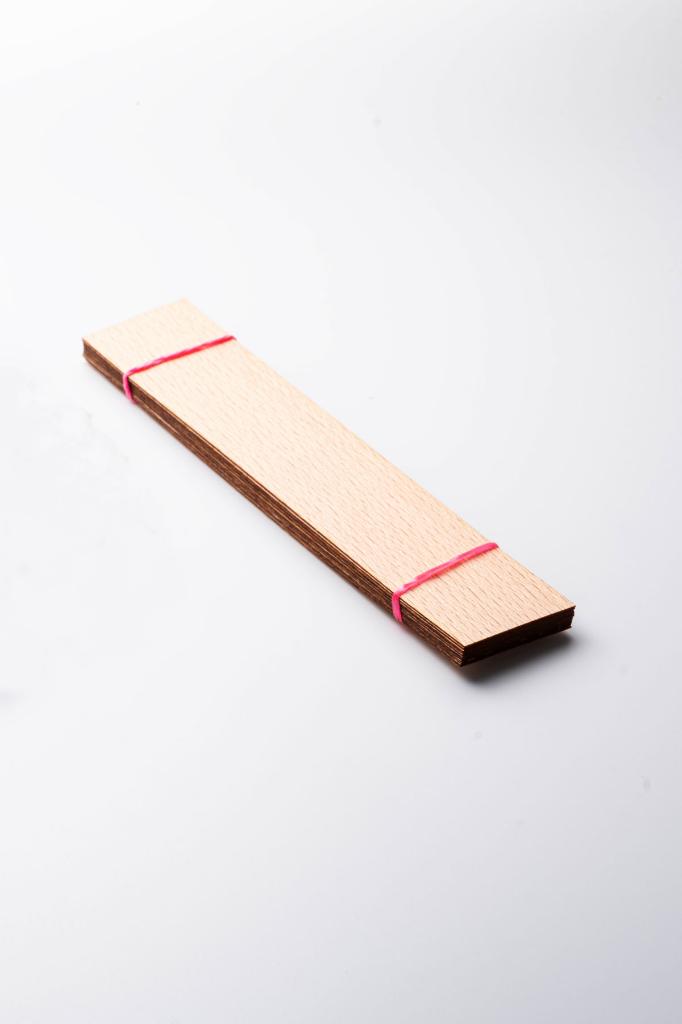 Деревянный фитиль - 20 шт ( 30mm X 150mm X 0,5mm )