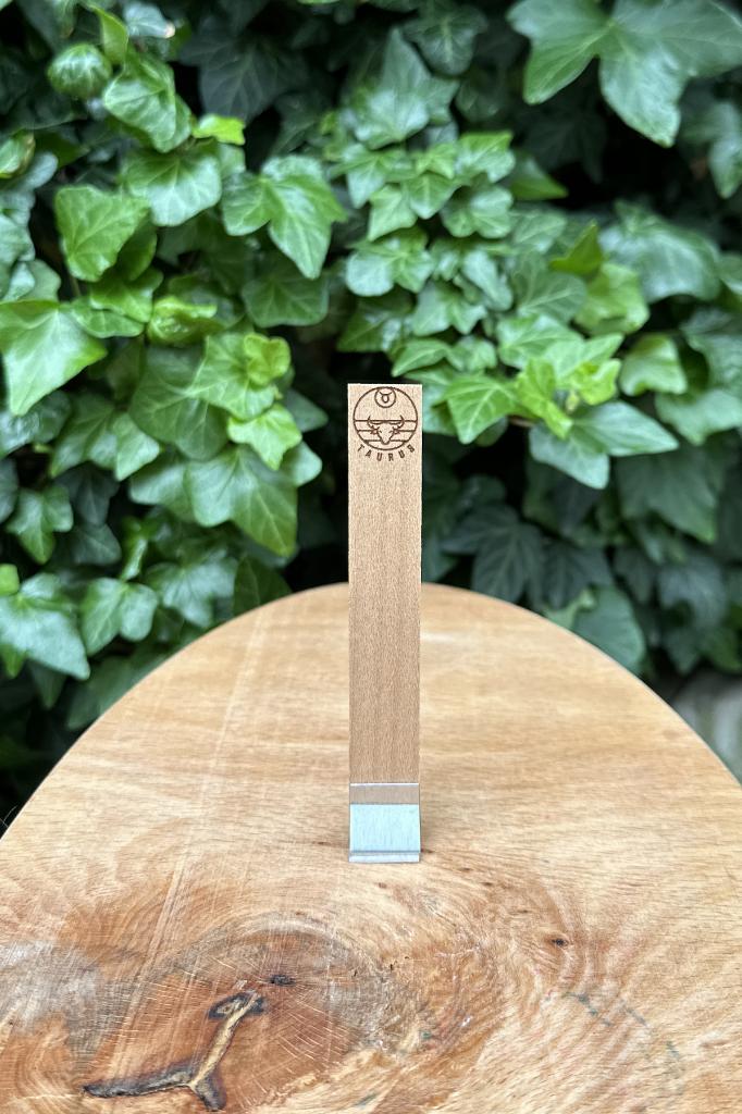 Ahşap Mum Fitili ve Yapışkanlı Fitil Sehpası 10 Adet (15x100x0,5mm) BOĞA BURCU MODEL-1