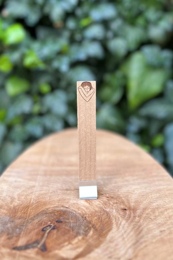 Ahşap Mum Fitili ve Yapışkanlı Fitil Sehpası 10 Adet (15x100x0,5mm) CANIM KENDİM