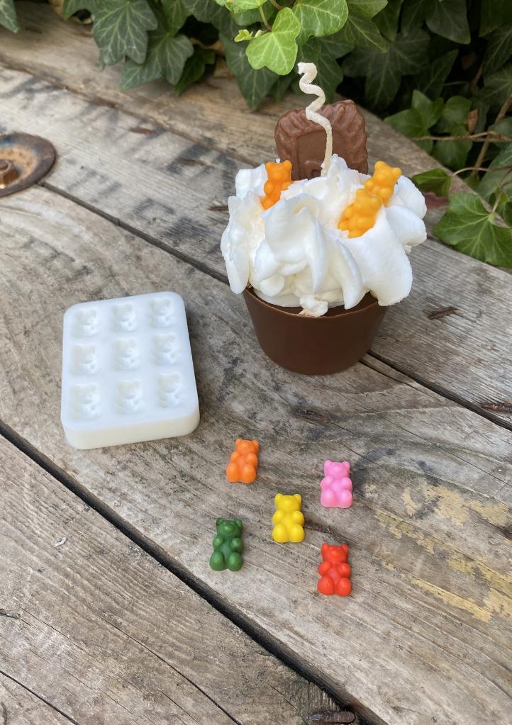 Ayıcık Jelibon Dokuzlu Silikon Mum Kalıbı