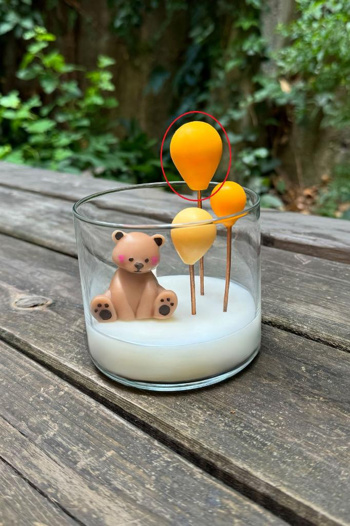 Balon Elips Büyük Silikon Mum Kalıbı