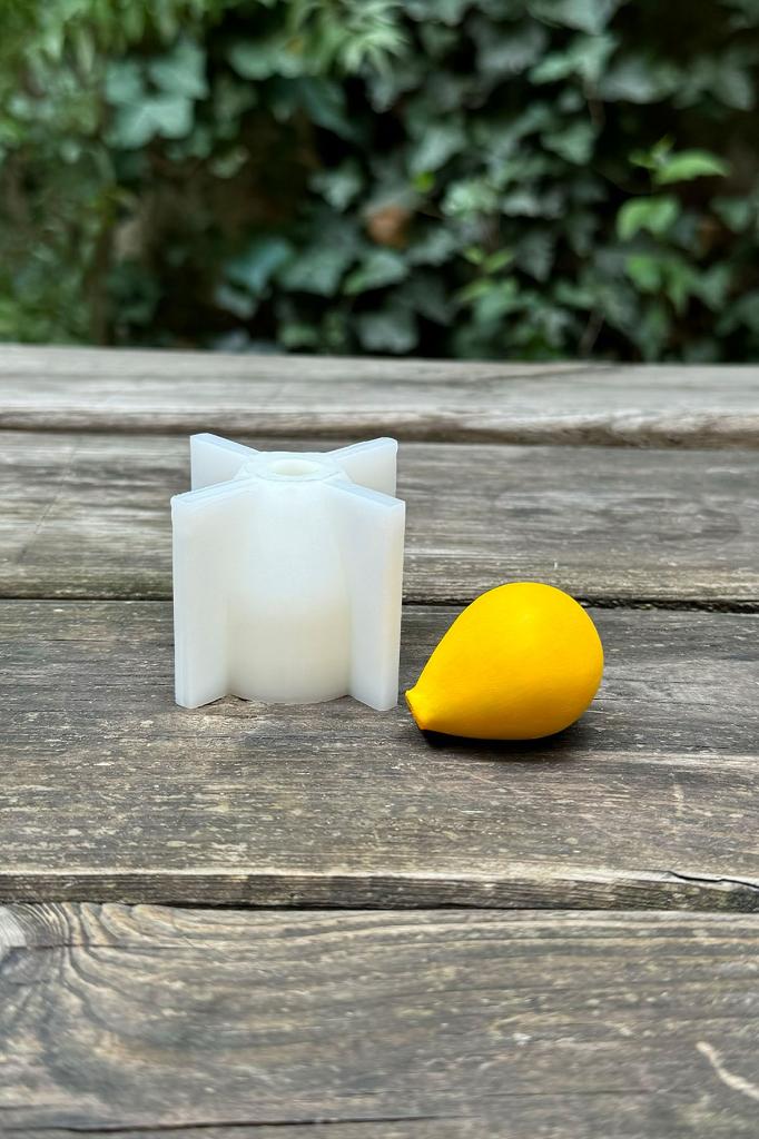 Balon Elips Büyük Silikon Mum Kalıbı