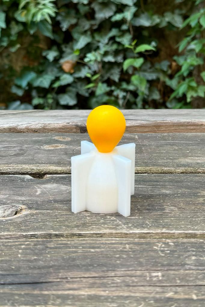 Balon Elips Büyük Silikon Mum Kalıbı