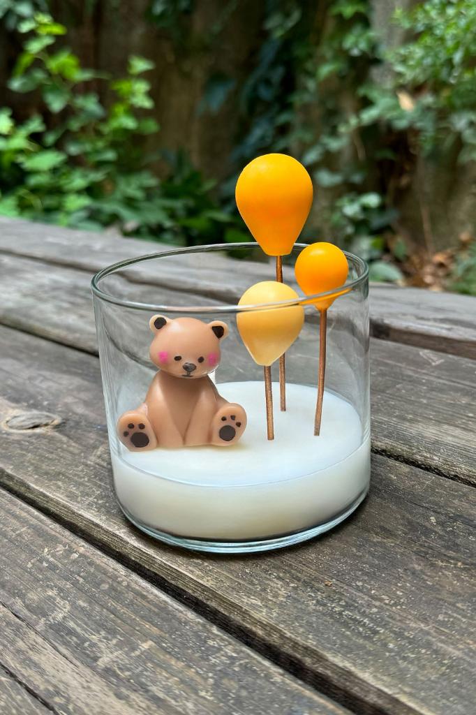 Balon Elips Üçlü Silikon Mum Kalıp Seti