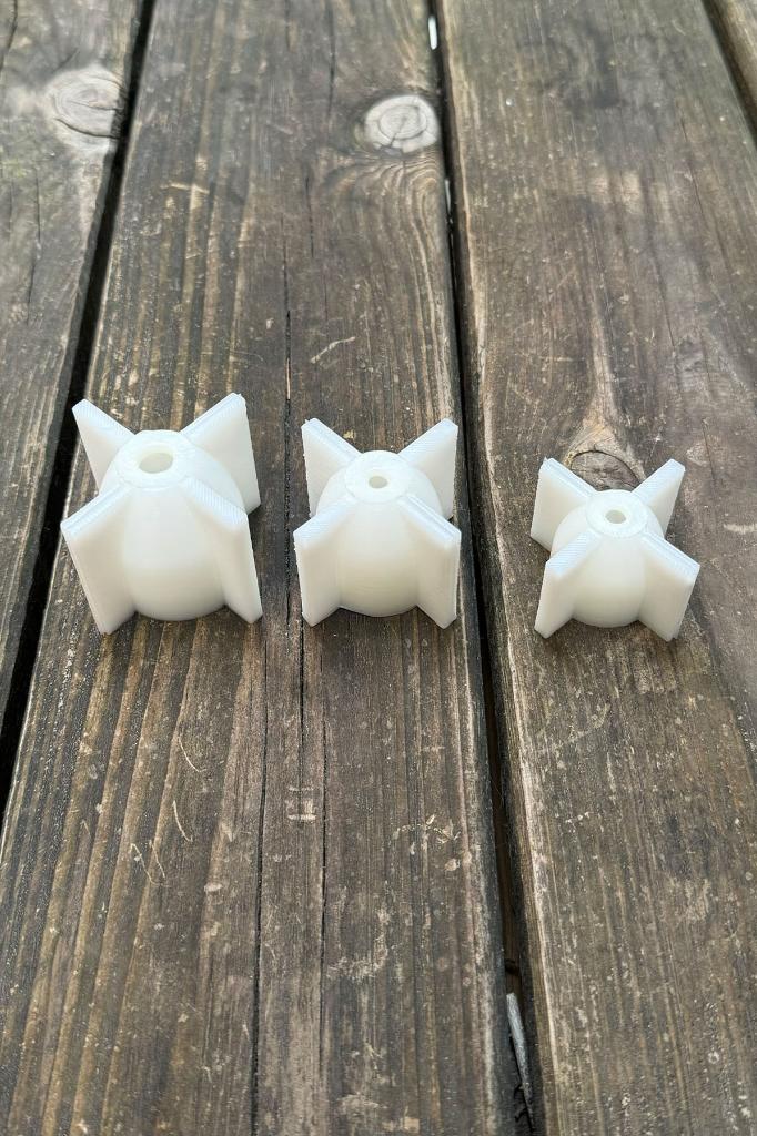 Balon Ellipse Triple Silicone Candle Mold Set