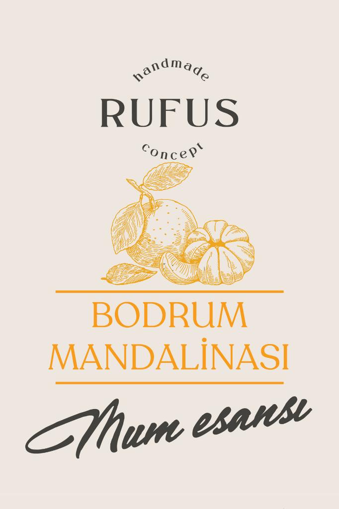 Bodrum Mandalinası Mum Esansı 1000ml