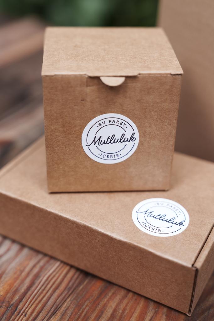 This Package Contains Happiness Round Label 100 pcs