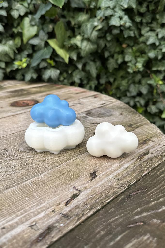 Bubble Bulut 3D Silikon Mum Kalıbı