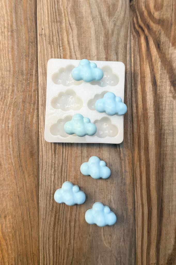 Bubble Bulut Mini Altılı Silikon Mum Kalıbı