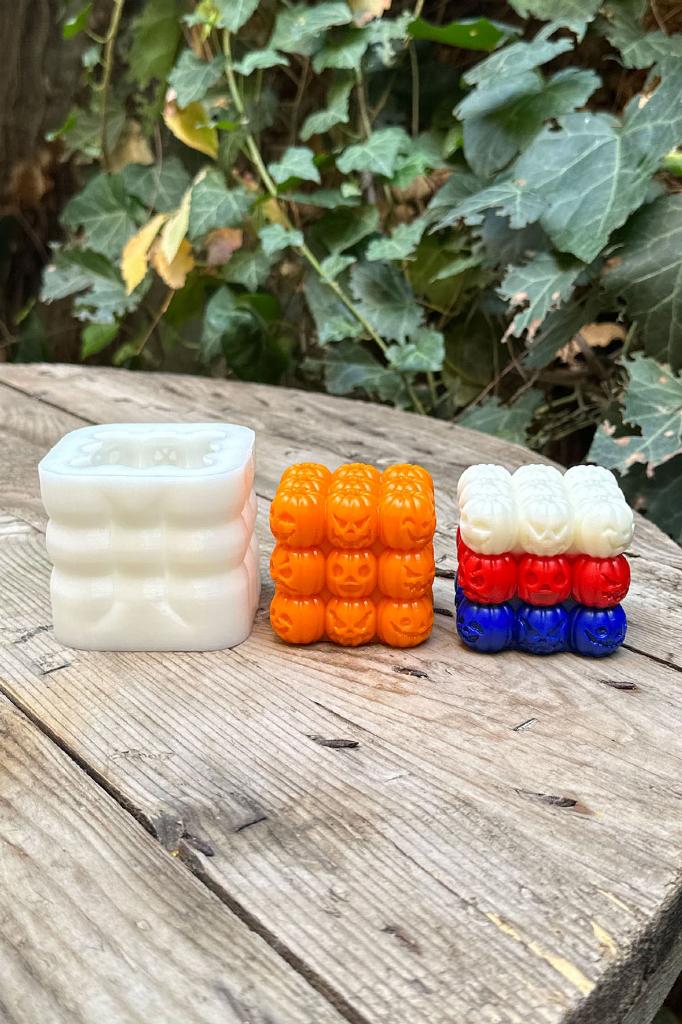 Bubble Kabak Silikon Mum Kalıbı