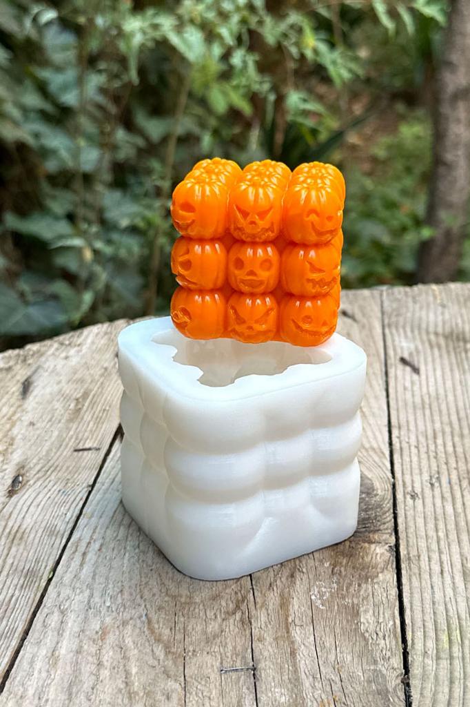 Bubble Kabak Silikon Mum Kalıbı