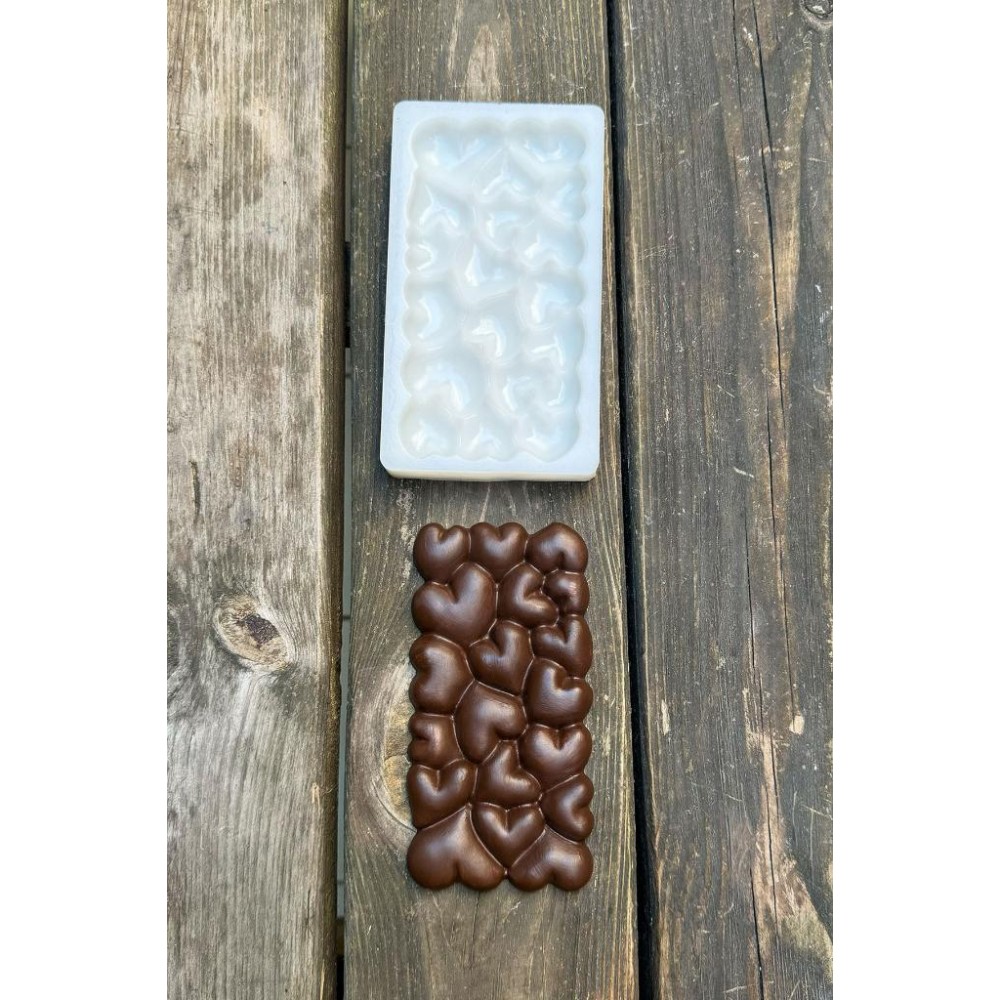 Bubble Kalpli Tablet Çikolata Silikon Mum Kalıbı