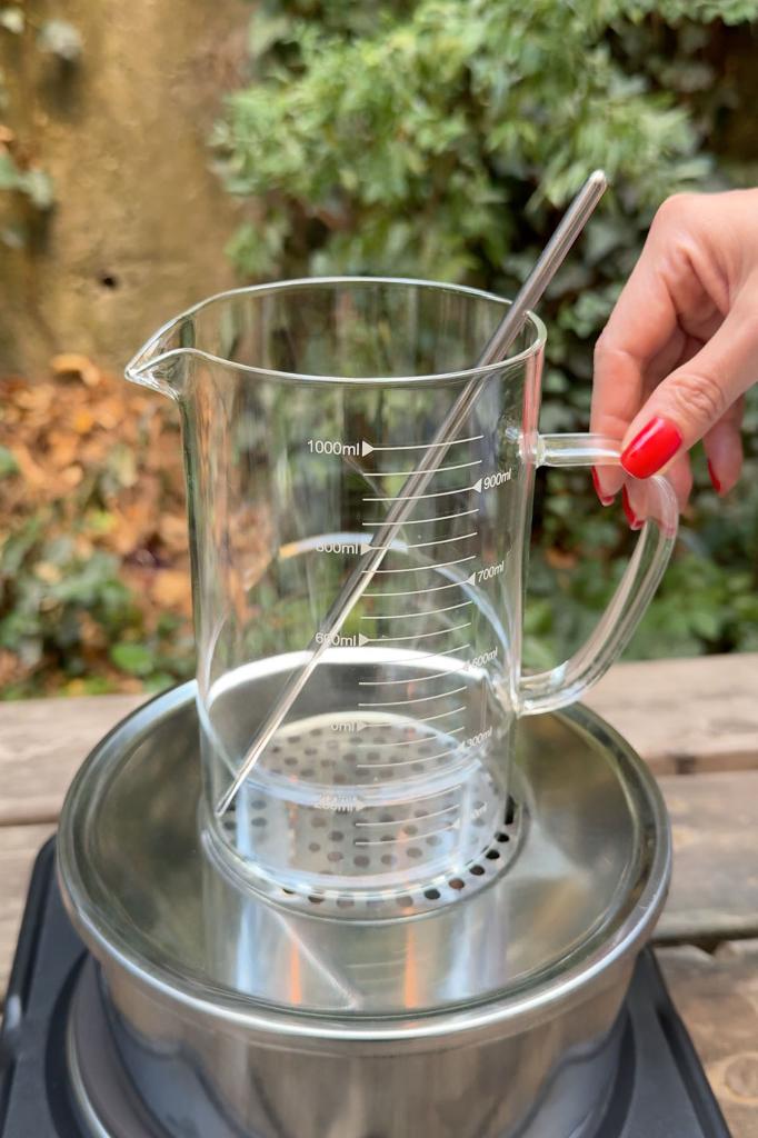 Glass Beher 1000ml 10 cm Diameter X 16 cm H
