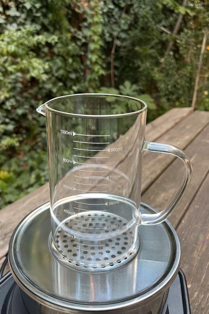Glass Beher 1000ml 10 cm Diameter X 16 cm H