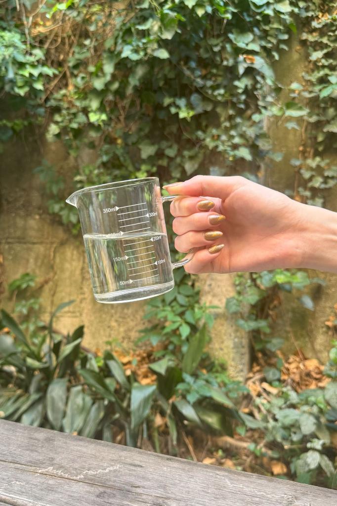 Glass Beher 350ml 8 cm Diameter X 10,5 cm H