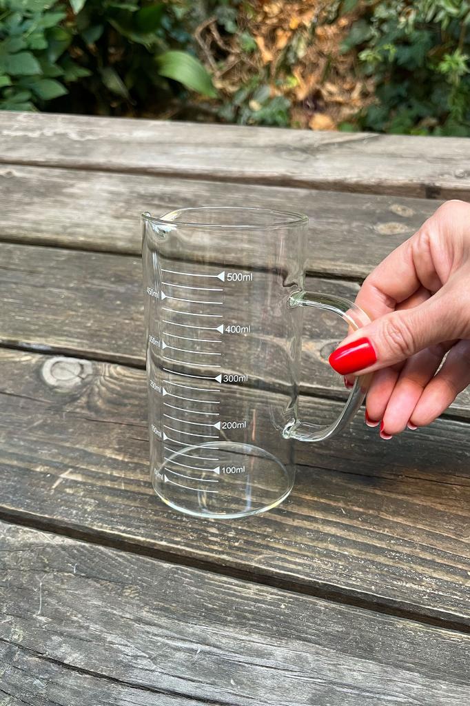 Cam Beher 500ml 8cm Çap X 14 cm H