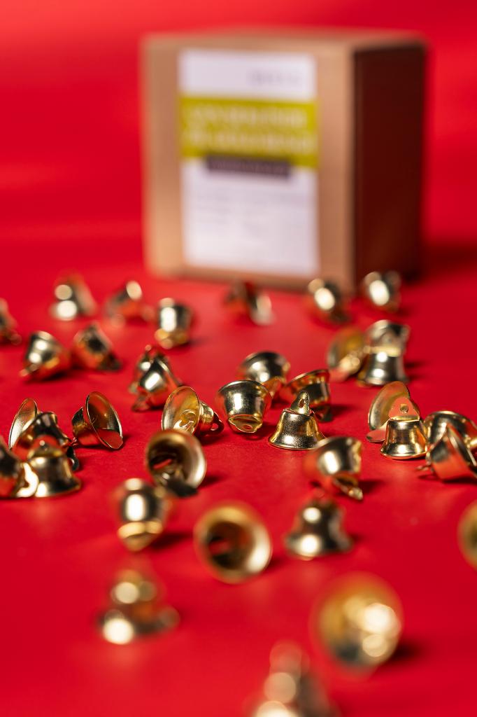 Çan Şeklinde Zil Gold Rengi 50 Adet