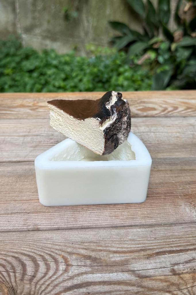 Cheesecake Dilimi Silikon Mum Kalıbı