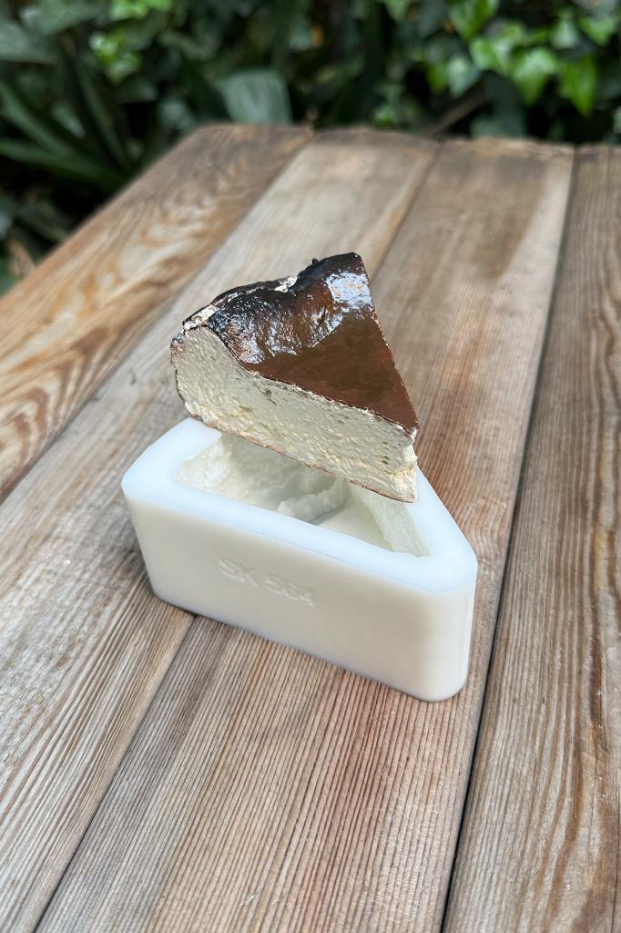 Cheesecake Dilimi Silikon Mum Kalıbı