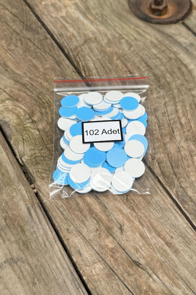 Double Tarafli Yuvarlak Bubble Bant (Diameter:15mm) (100 pcs)