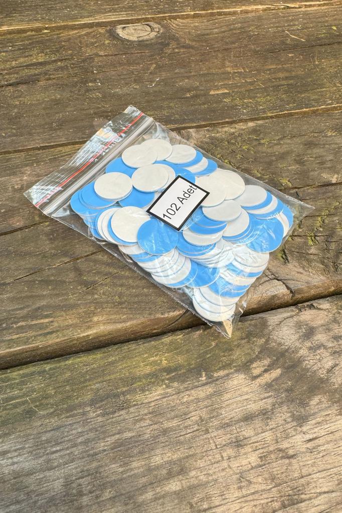 Double Tarafli Yuvarlak Bubble Bant (Diameter:15mm) (100 pcs)