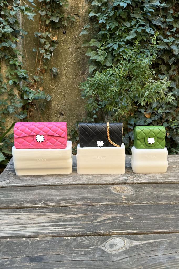 Clutch Çanta Üçlü Silikon Mum Kalıp Seti