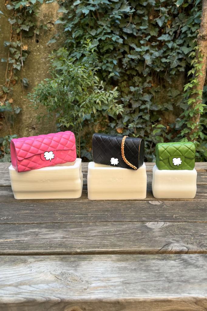 Clutch Çanta Üçlü Silikon Mum Kalıp Seti