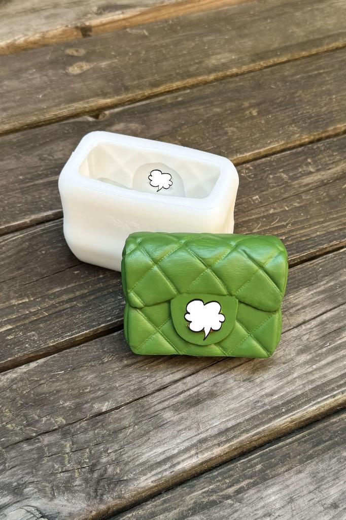 Clutch Çanta1 Silikon Mum Kalıbı