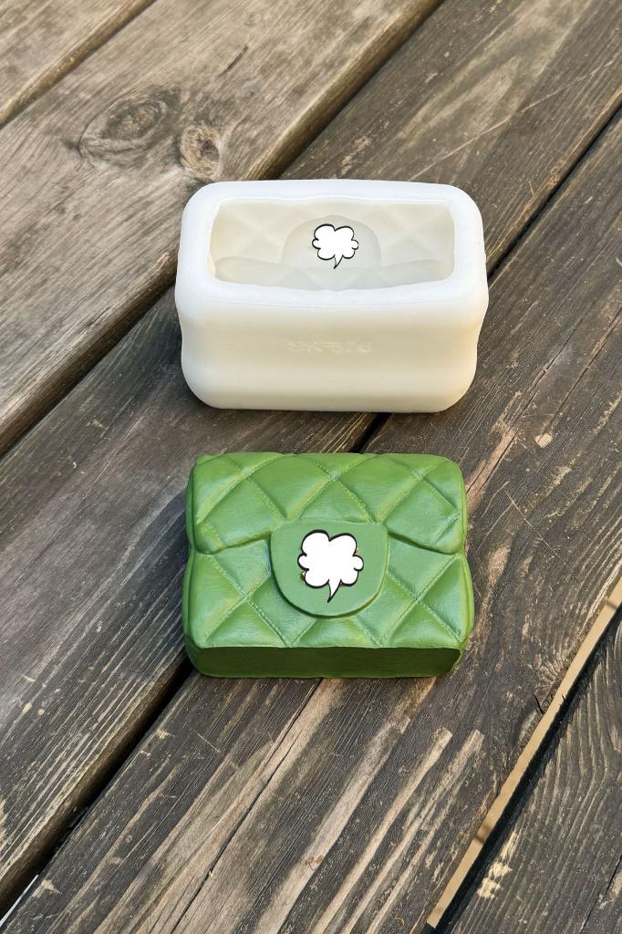 Clutch Bag Silicone Candle Mold