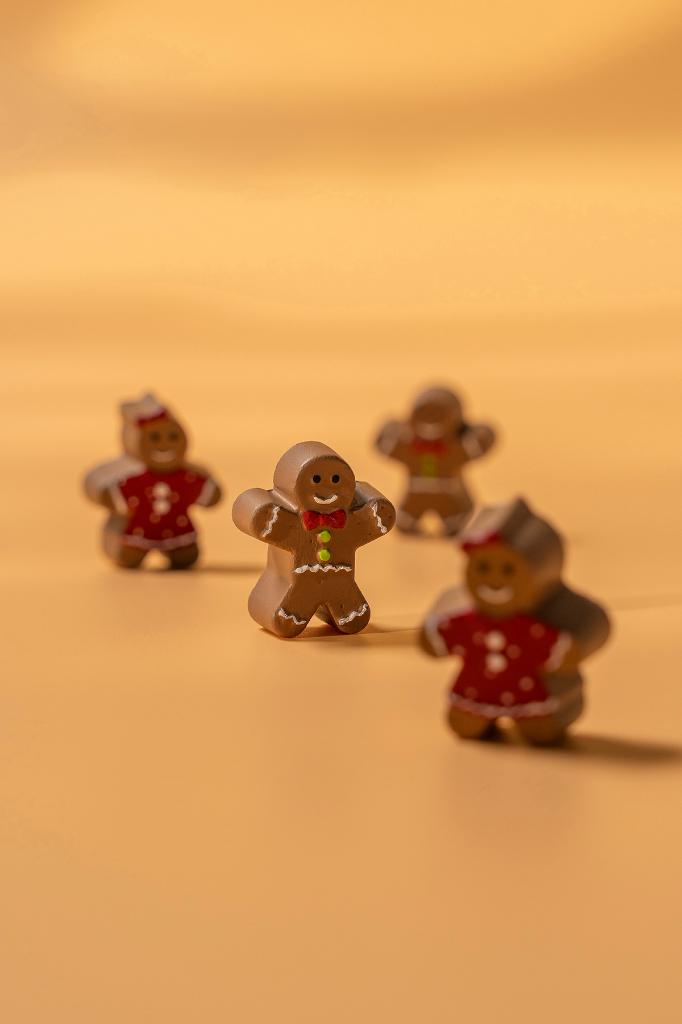 Cookie Mini Dörtlü Silikon Mum Kalıbı