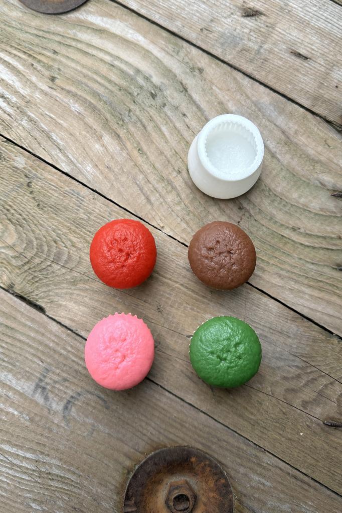 Cupcake Tekli Silikon Mum Kalıbı