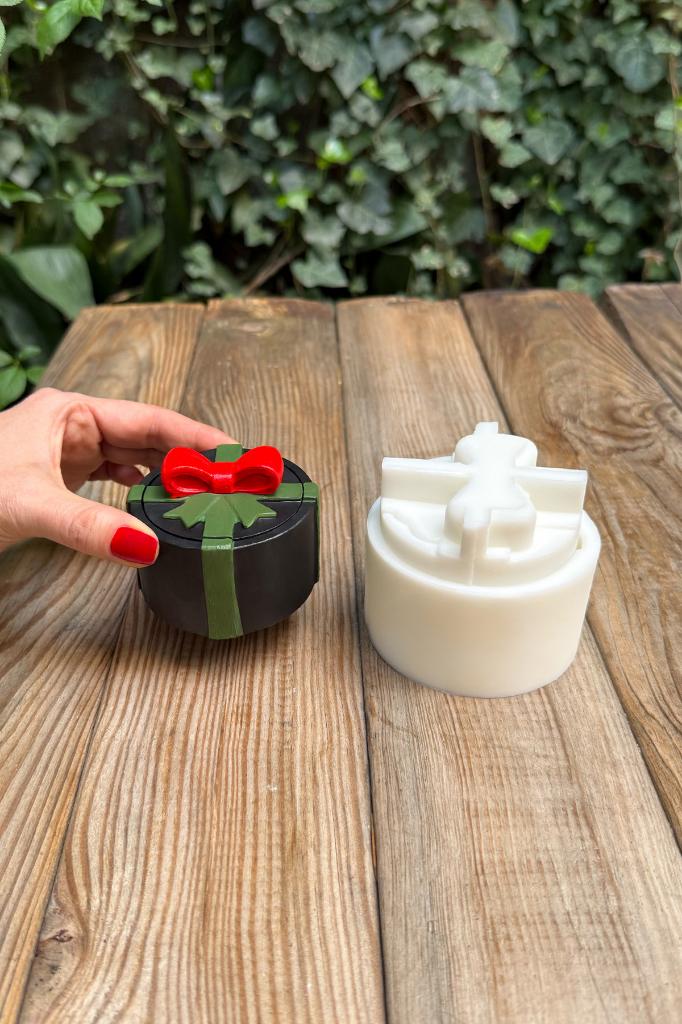 Round Package Kapakli Silicone Vessel Mold