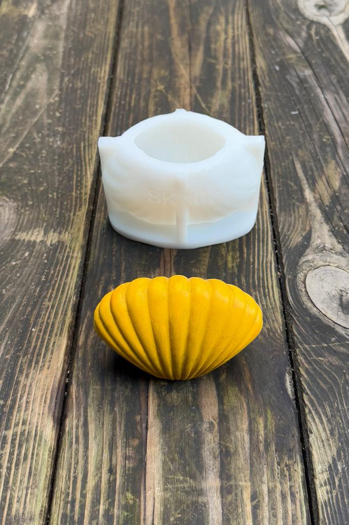 Deniz Kabuğu Büyük 3D Silikon Mum Kalıbı