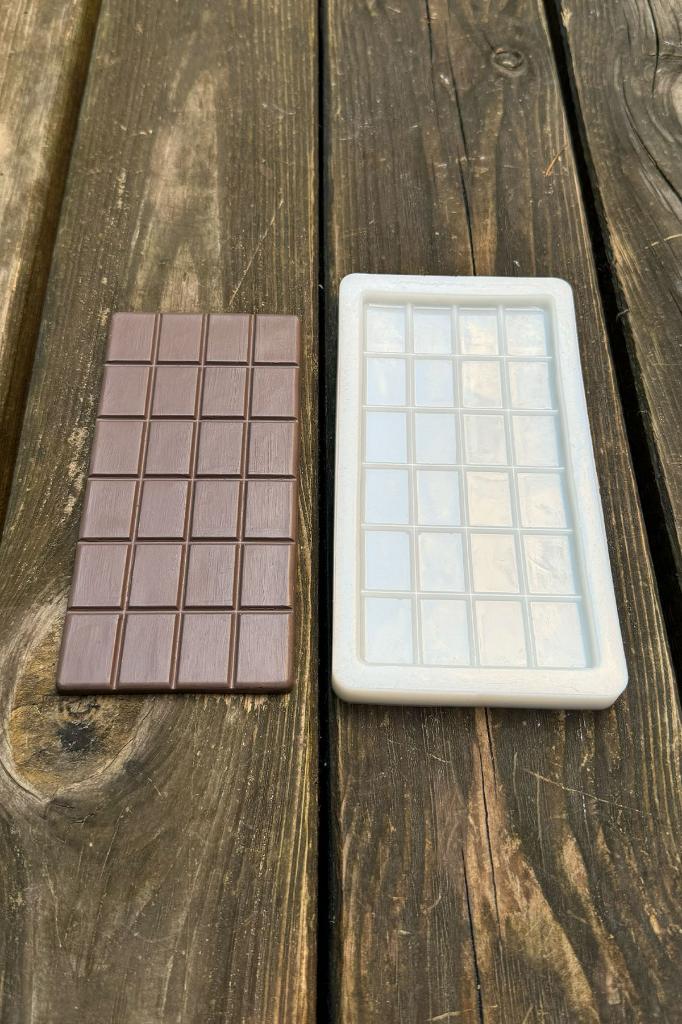 Dikdörtgen Tablet Çikolata Silikon Mum Kalıbı